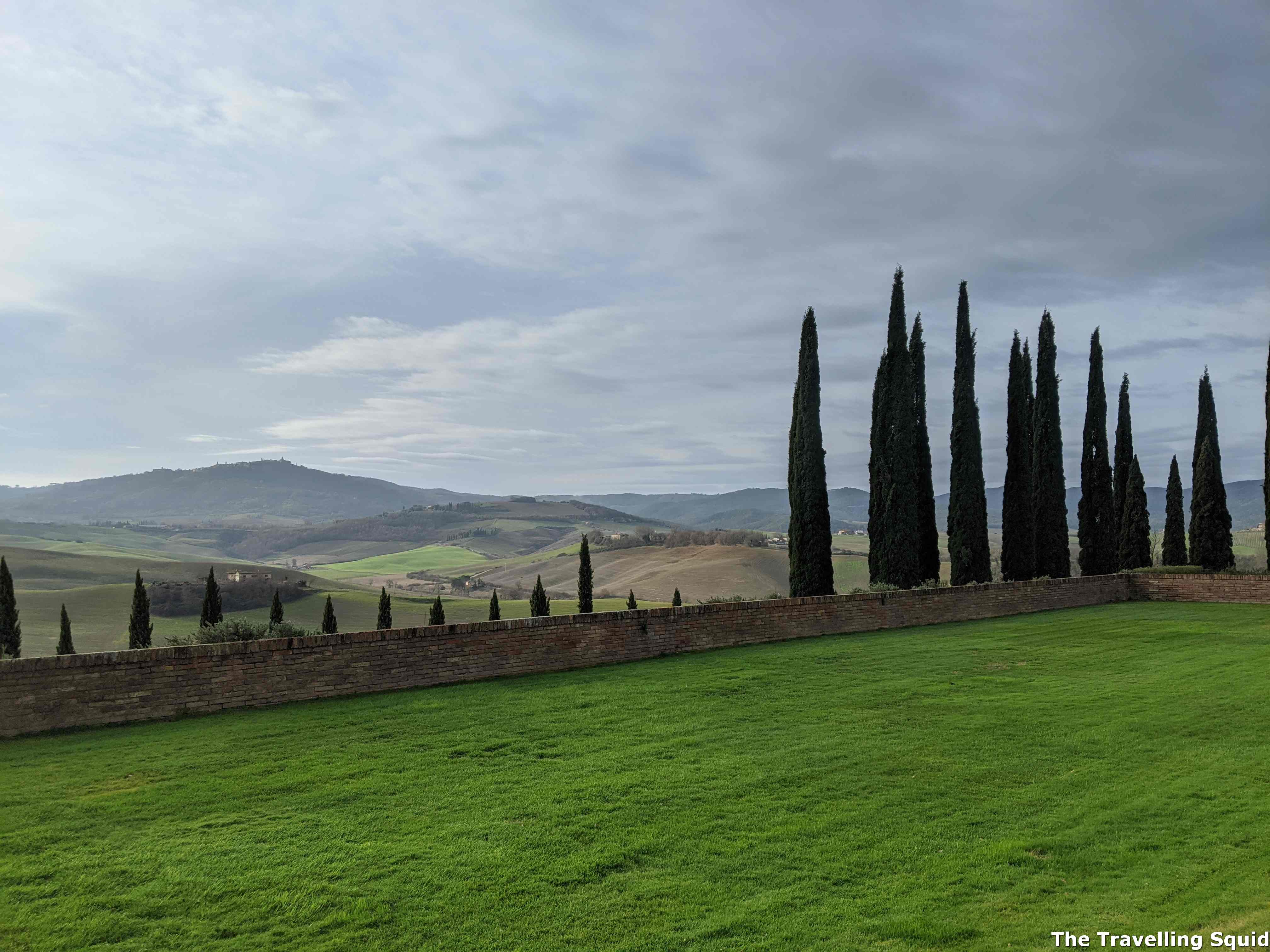 cellar door of Altesino in Montalcino Tuscany