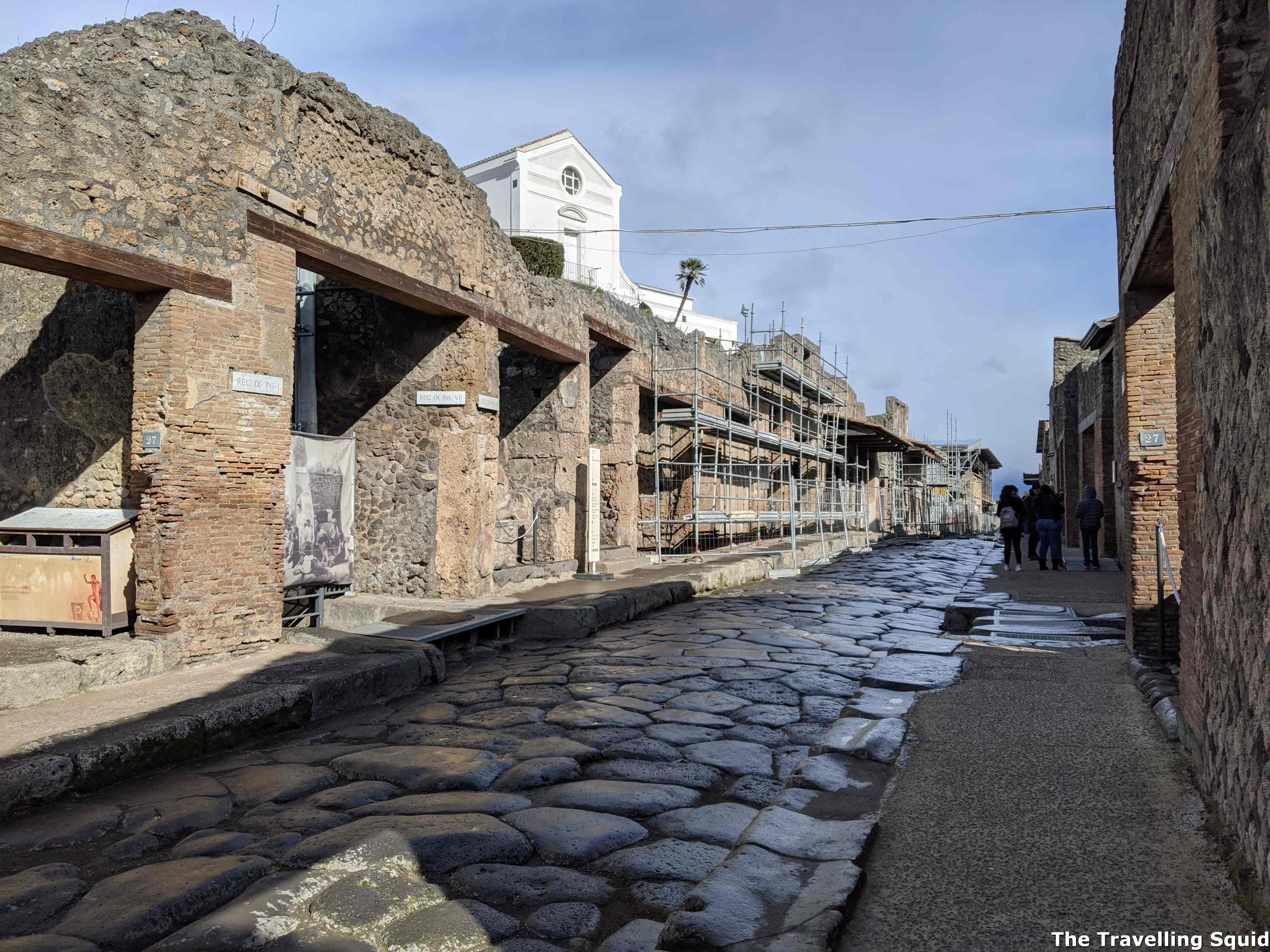pompeii streets restored