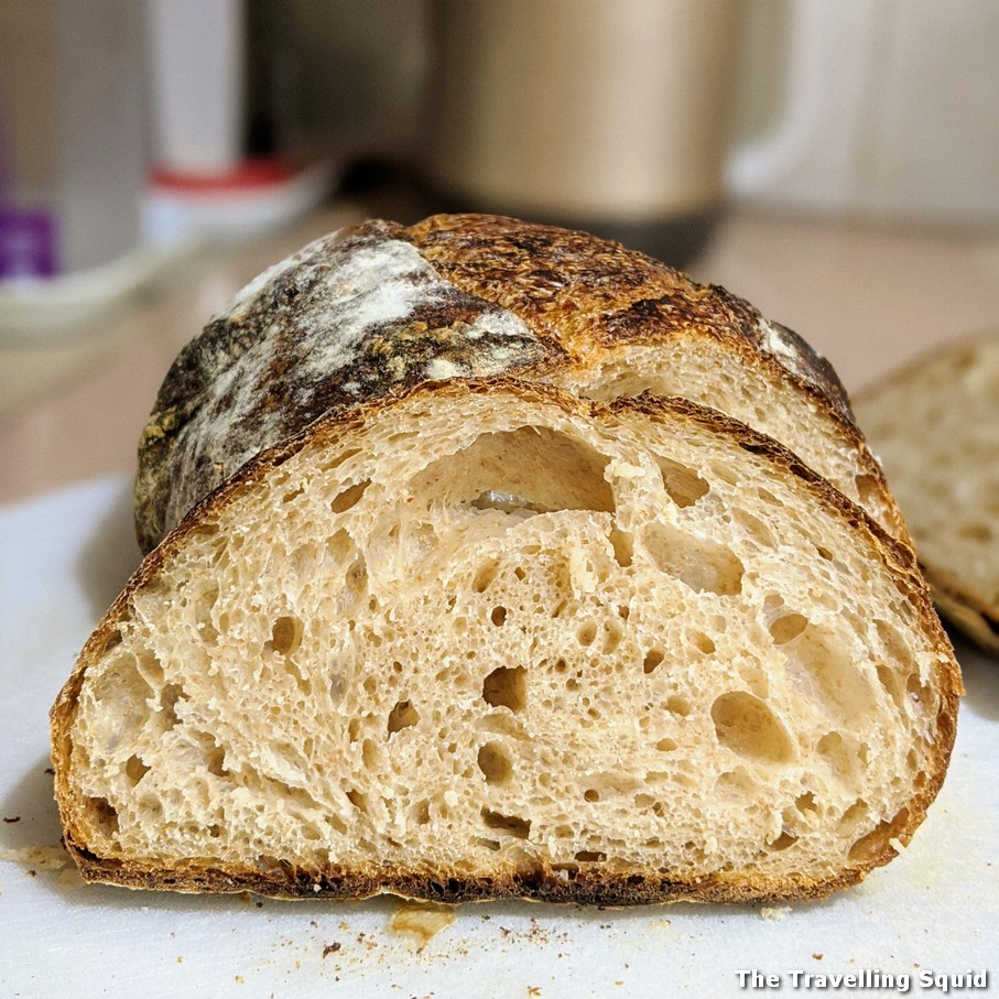 Baking a sourdough in Singapore