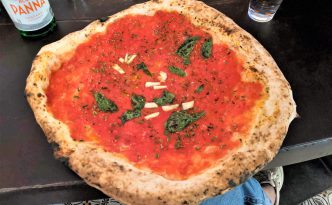 pizza at Esterina Sorbillo in Naples