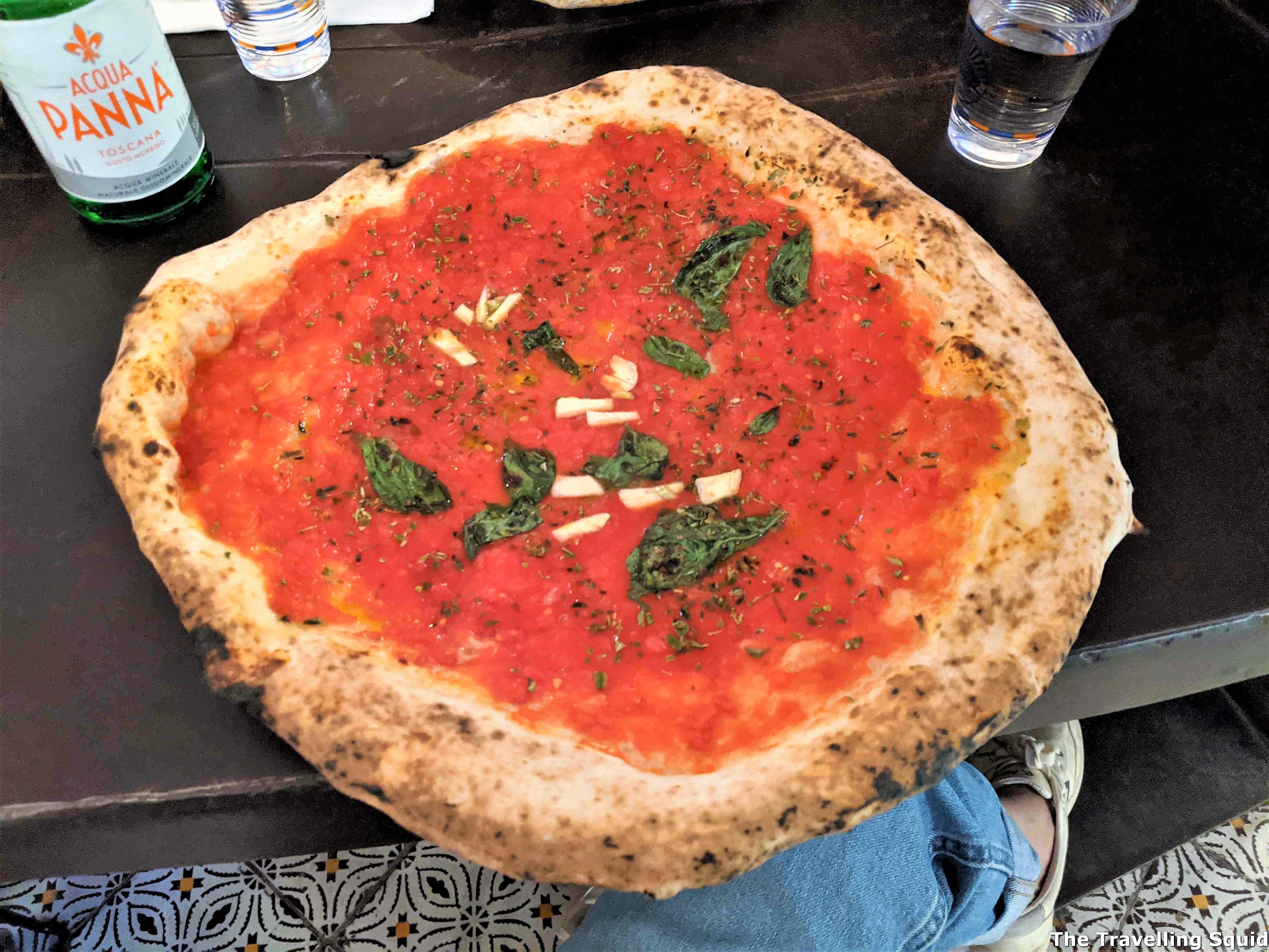 pizza at Esterina Sorbillo in Naples