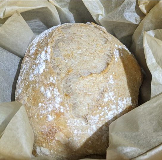 Baking a sourdough in Singapore