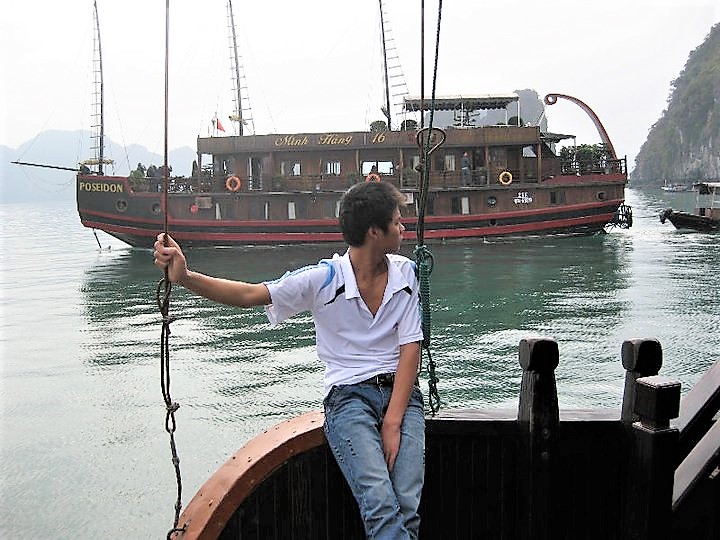 on board halong bay