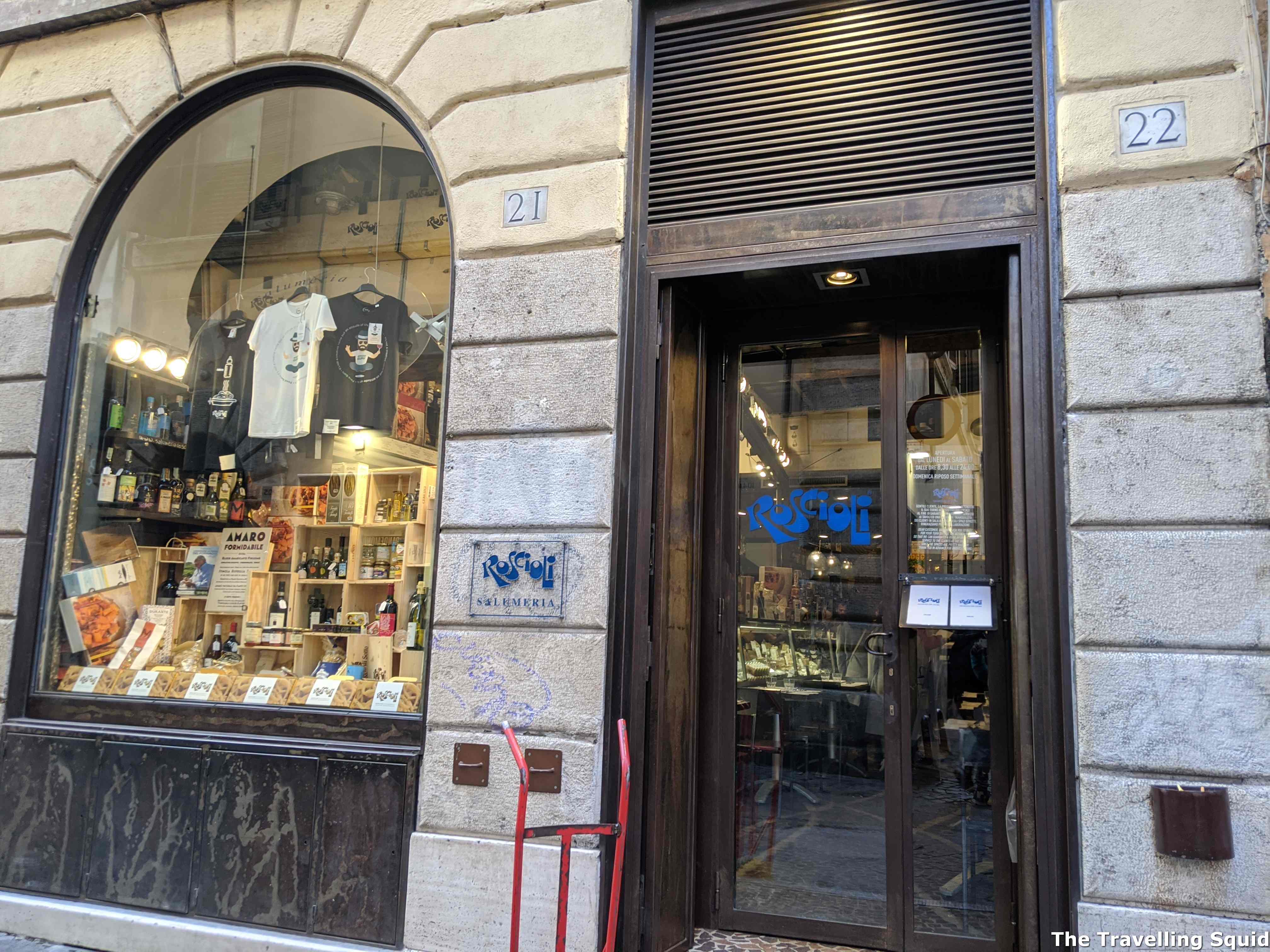 Roscioli in Rome for authentic Roman cuisine