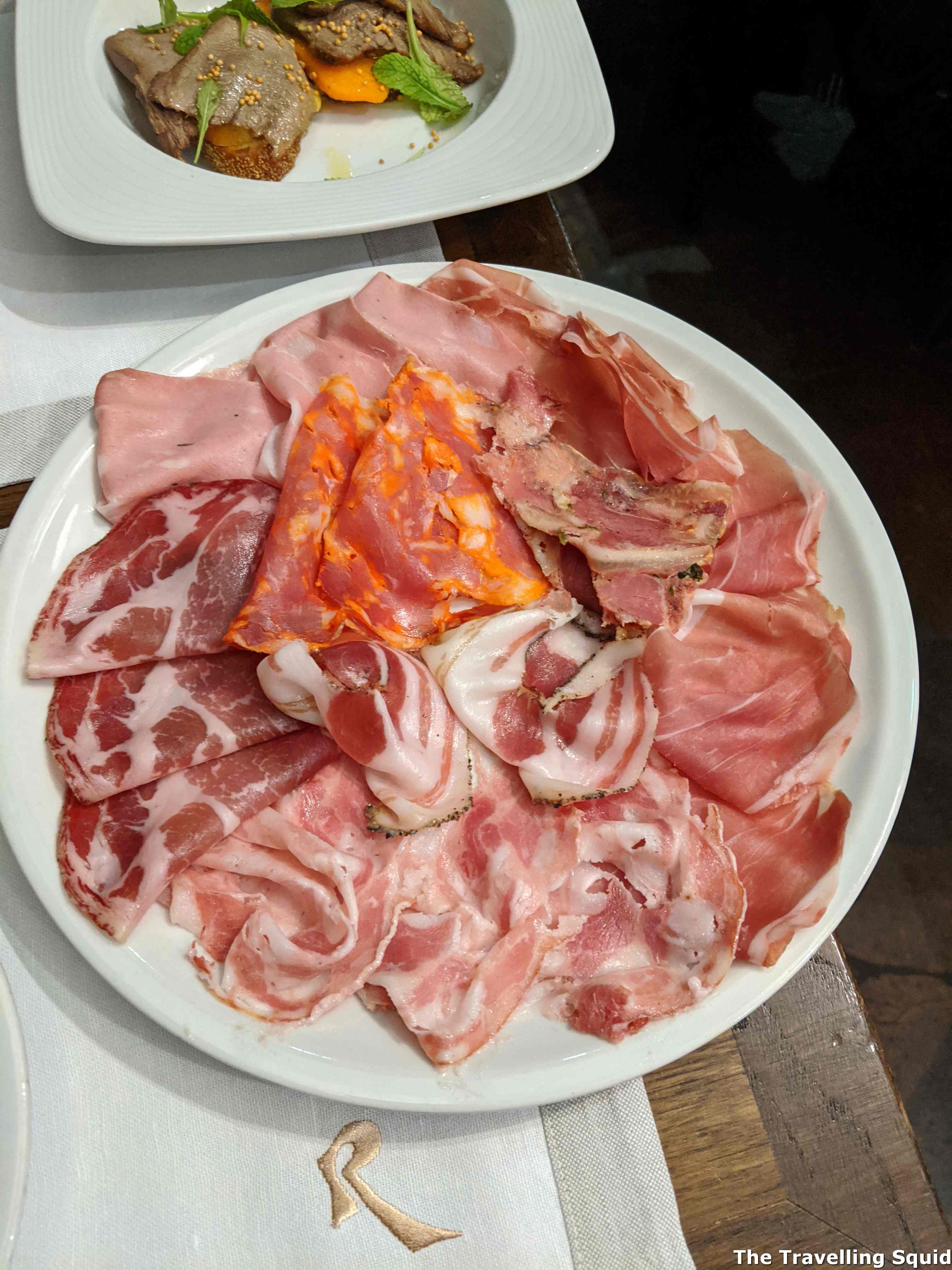 salami Roscioli in Rome for authentic Roman cuisine