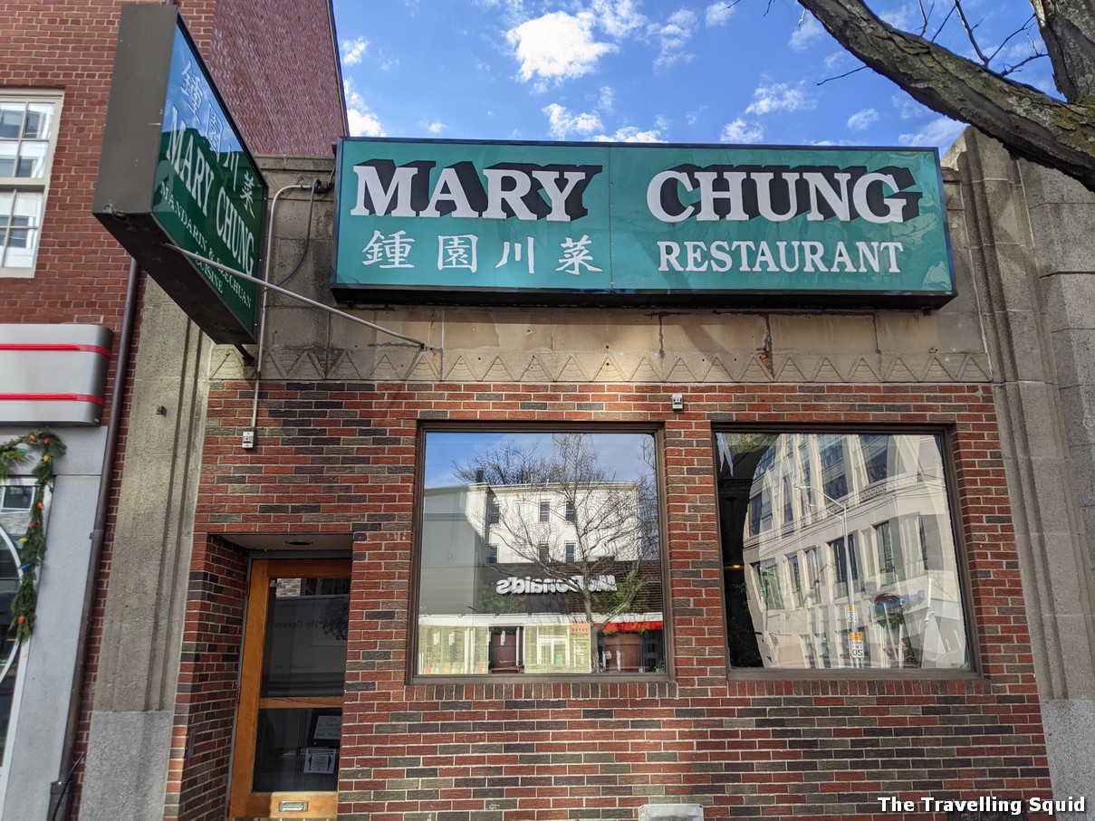 Chinese takeout from Mary Chung in Cambridge