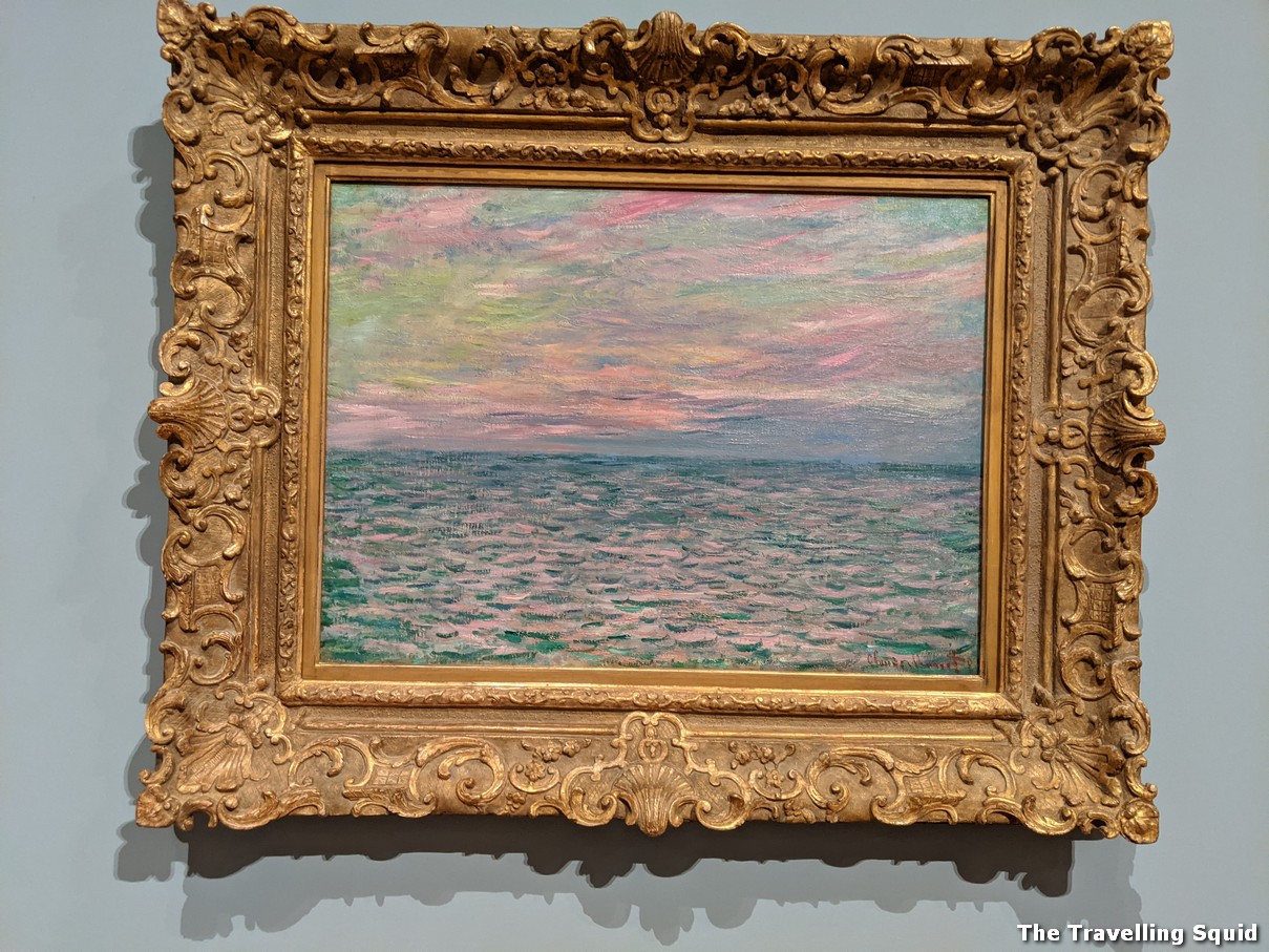 monet sunset on the sea 1882