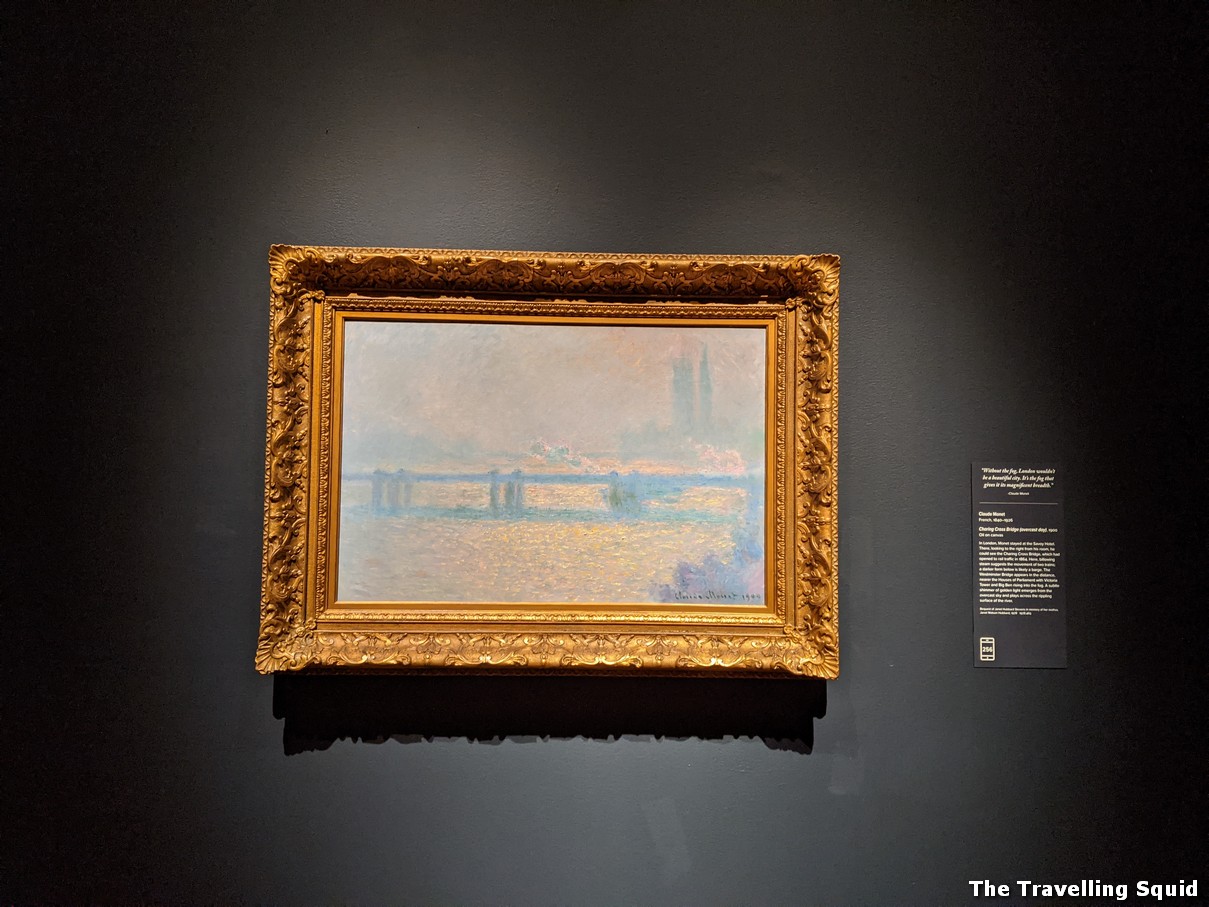 Charing Cross Bridge Monet and Boston exhibition at the Museum of Fine Arts