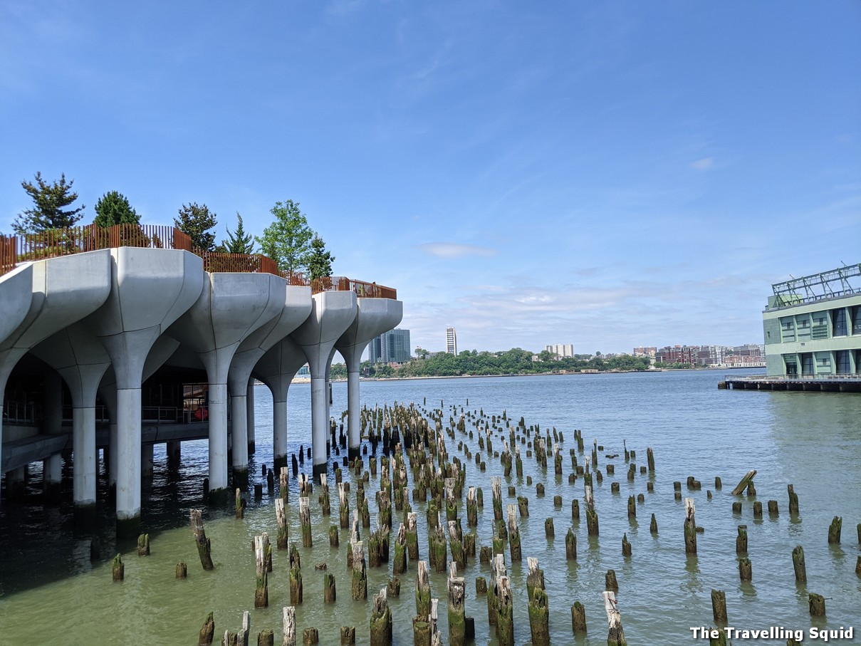 Visiting Little Island at Pier 55 in New York City 