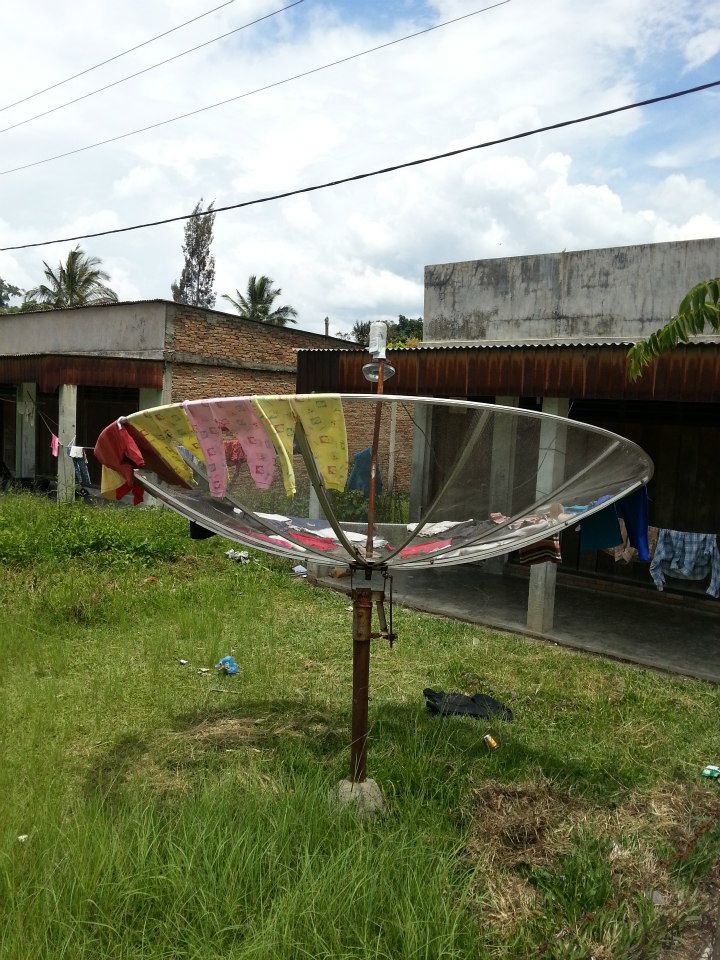 lake toba satellite dish