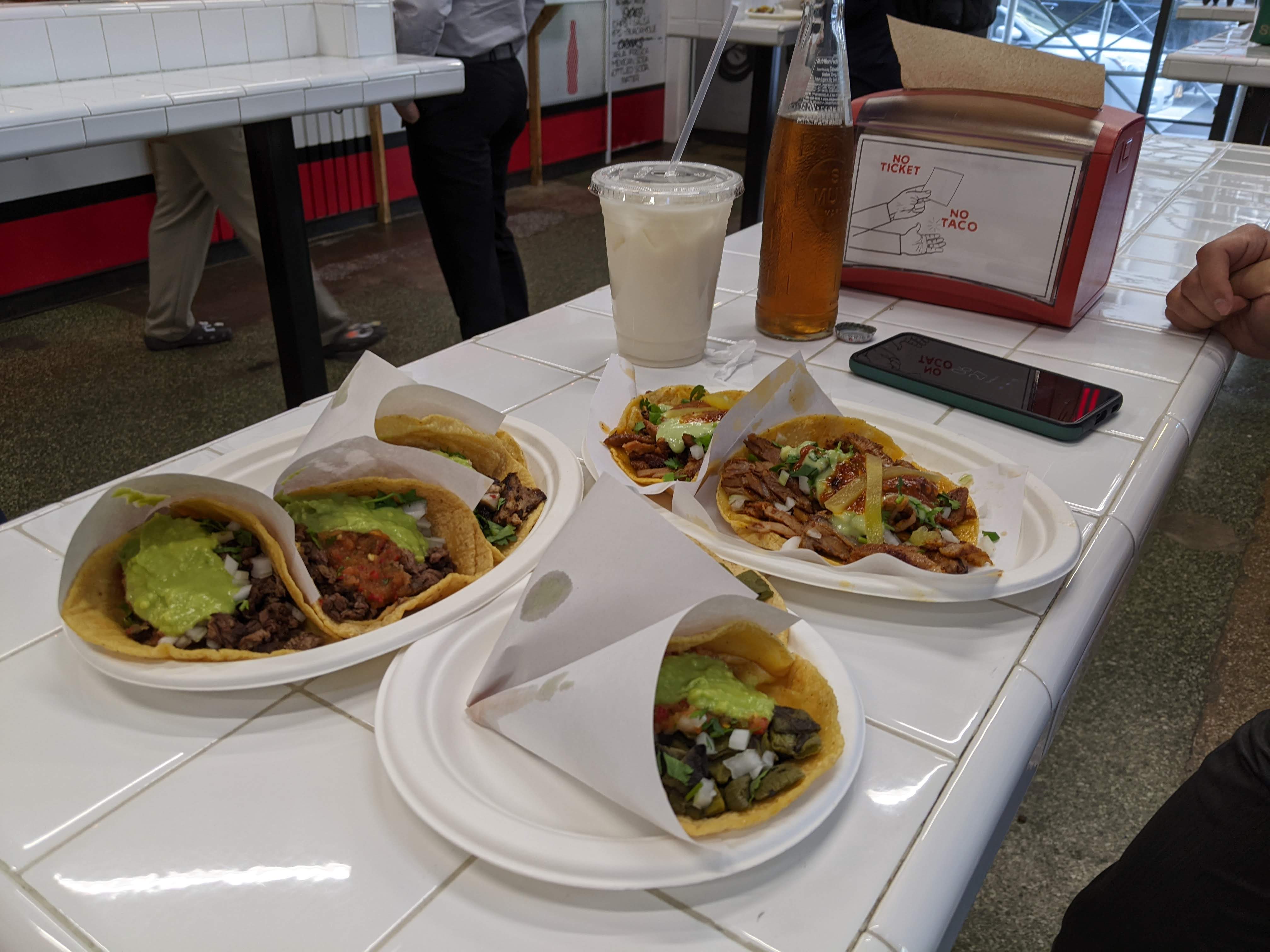 horchata los tacos no 1