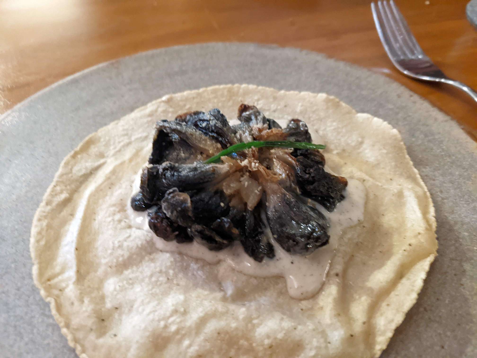 Huitlacoche taco